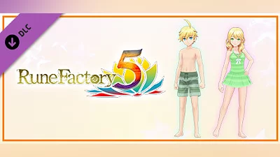 Rune Factory 5 - The Holy Knight and the Bibliophile Swimsuit Set + New Ranger Care Package Item Pack
