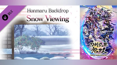 Touken Ranbu Warriors - Honmaru Backdrop &quot;Snow Viewing&quot;