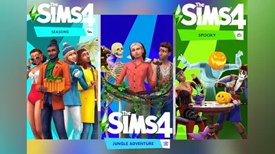 The Sims 4: Seasons + Jungle Adventure + Spooky Stuff - Bundle DLC EN EU (EU) [Xbox One/Series]