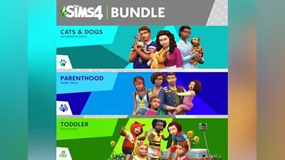 The Sims 4: Cats and Dogs + Parenthood + Toddler Stuff - Bundle DLC EN EU (EU) [Xbox One/Series]