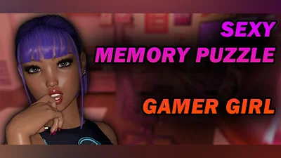 Sexy Memory Puzzle - Gamer Girl