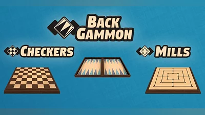 Backgammon plus Checkers plus Mills (PC) [Global] [Standard]