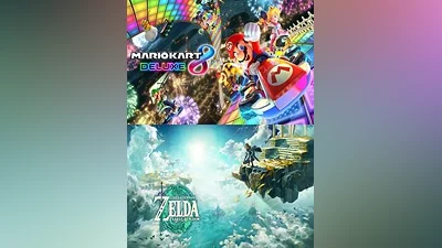 Mario Kart 8 Deluxe + The Legend of Zelda: Tears of the Kingdom Nintendo Switch Account PSNAccounts Pick-up Site (Global)