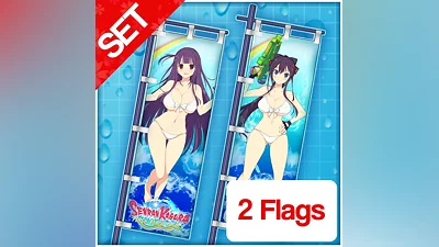 Senran Kagura PBS VALKYRIE DRIVE -BHIKKHUNI- Flag Set (PS4)
