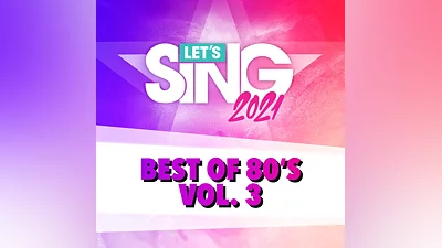 Let's Sing 2021 - Best of 80's Vol. 3 Song Pack (PS4)