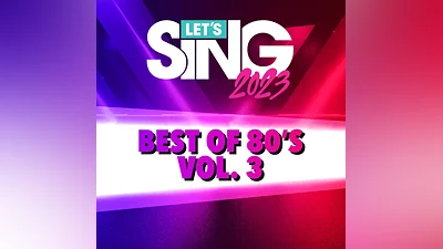 Let's Sing 2023 - Best of 80's Vol. 3 Song Pack (PS4, PS5)