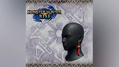 Monster Hunter Rise - "Gorgeous Earrings" Hunter layered armor piece (PS4, PS5)