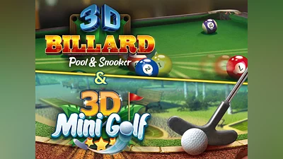 3D Billiards & 3D MiniGolf Bundle (PS5)