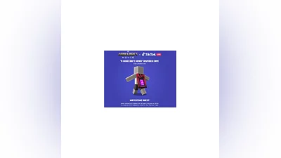 Minecraft Java &amp; Bedrock Edition   Menace Cape KEY ️