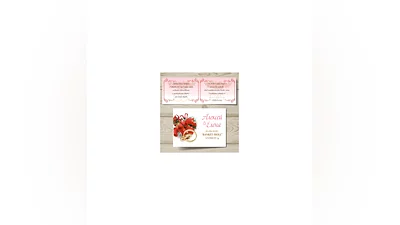 Invitation Wedding Rose №38