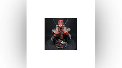 MARVEL DEADPOOL BUST: TESTED AND READY FOR 3D PRINTING