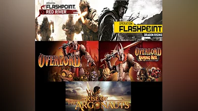 Operation Flashpoint: Red River + Operation Flashpoint: Dragon Rising + Rise of the Argonauts + Overlord + Overlord: Raising Hell Bundle Steam CD Key