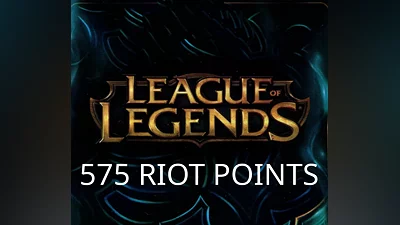 League of Legends 575 RP Prepaid Card