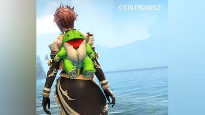 Guild Wars 2 - Green Plush Quaggan Backpack Cover DLC Arena.Net CD Key