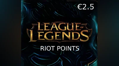 League of Legends 2.5 EUR Prepaid RP Card EU