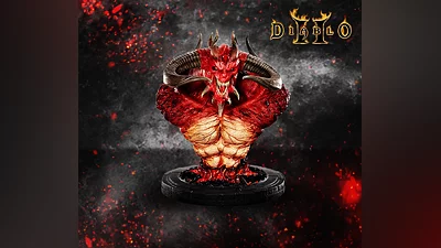 Diablo II - The Lord of Terror Bust 20th Anniversary Statue EU Prismyx Voucher