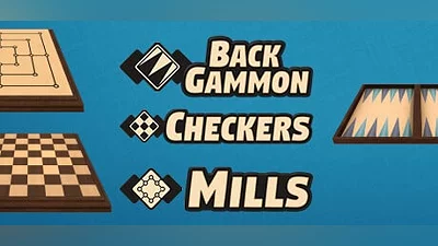 Backgammon + Checkers + Mills (Steam key)