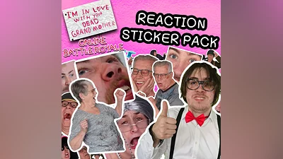 Reaction Sticker Pack - Emotes DLC - I'm in Love With Your Dead Grandmother: Online Battle Royale (PS4, PS5)