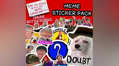 Meme Sticker Pack - Emotes DLC - I'm in Love With Your Dead Grandmother: Online Battle Royale (PS4, PS5)