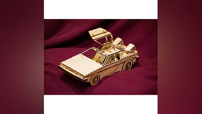 DeLorean DMC-12 Files for laser cut cnc DXF SVG CDR AI