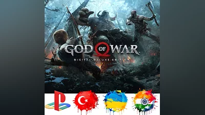 God of War Deluxe PS4/Türkiye/Ukraine/India/PS/