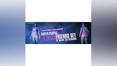 SUPER PEOPLE 2 Discord Friends Hoodie Set CODE GLOBAL