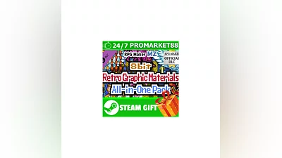 ️ RPG Maker MZ 8bit Retro Graphic Materials All-in-One