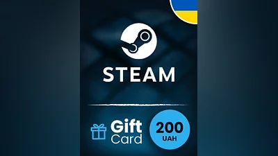 Steam Gift Card 200 UAH Ukraine Steam CD Key (Ukraine)