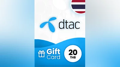 DTAC Gift Card 20 THB Thailand DTAC CD Key (Thailand)