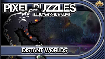 Pixel Puzzles Illustrations & Anime - Jigsaw Pack: Distant Worlds