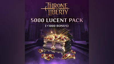 5,000 Lucent Pack (+1,000 Bonus) - Throne and Liberty