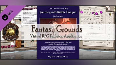 Fantasy Grounds - 1 on 1 Adventures #12: Journey into Riddle Canyon (PFRPG)