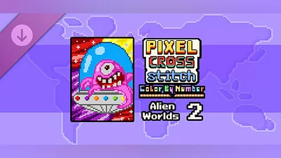 Pixel Cross Stitch - Alien Worlds Pack 2