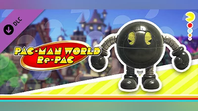 PAC-MAN WORLD Re-PAC Chrome Noir Chogokin skin