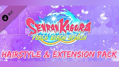 SENRAN KAGURA Peach Beach Splash - Hairstyle and Extension Pack