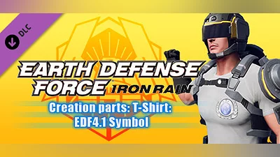 EARTH DEFENSE FORCE: IRON RAIN - Creation parts: T-Shirt: EDF4.1 Symbol