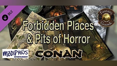 Fantasy Grounds - Conan: Forbidden Places & Pits of Horror Geomorphic Tile set