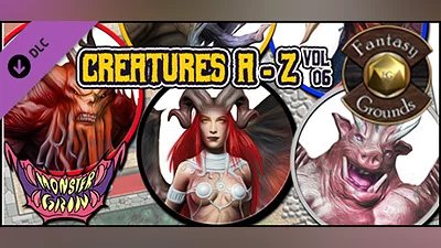 Fantasy Grounds - Creatures A-Z, Volume 6 (Token Pack)