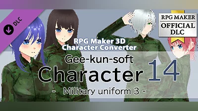 RPG Maker 3D Character Converter - Gee-kun-soft character 14 military uniform 3