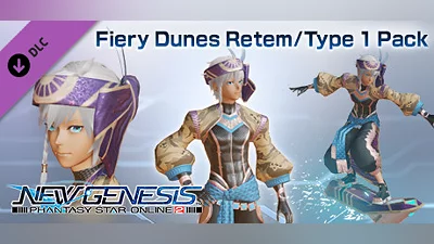Phantasy Star Online 2 New Genesis - Fiery Dunes Retem/Type 1 Pack