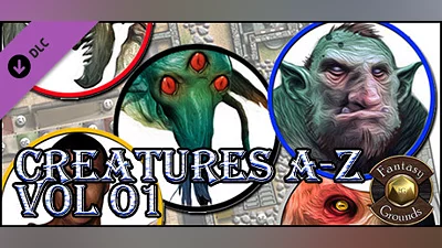 Fantasy Grounds - Creatures A-Z Vol 01 (Token Pack)