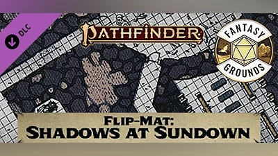 Fantasy Grounds - Pathfinder RPG - Pathfinder Flip-Mat - Shadows at Sundown