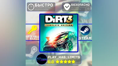 DiRT 3 Complete Edition STEAM KEY Global + RU