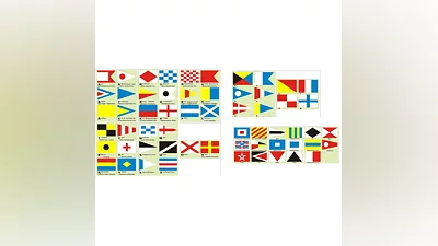 Signal flags, jack (vector)