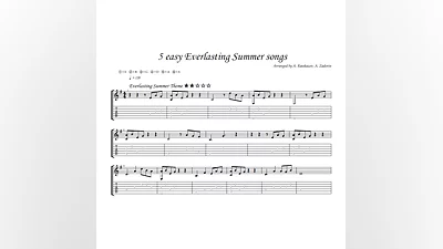 5 Everlasting Summer songs - guitar notes+tabs