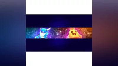 Brawl Stars: PSD headers and backgrounds for Youtube Tw