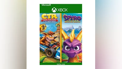 CRASH TEAM RACING NITRO-FUELED + SPYRO  XBOX KEY