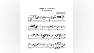 Sheet Animenz - Weight of the World - NieR: Automata ED