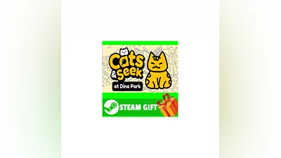 ️ALL COUNTRIES ️ Cats and Seek  at Dino Park STEAM GIF