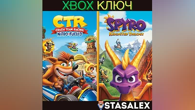 CRASH TEAM RACING NITRO-FUELED + SPYRO XBOX KEY